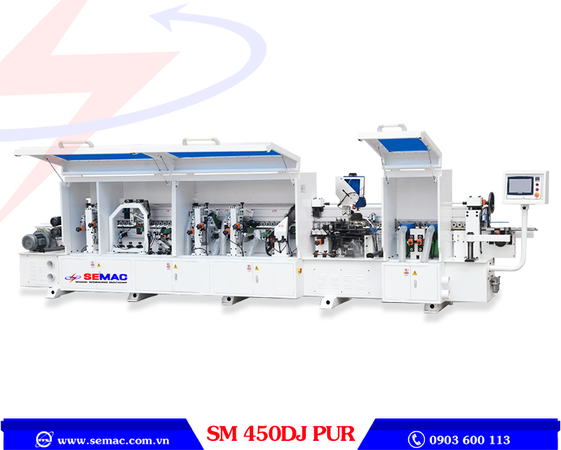 MÁY DÁN CẠNH 9 CHỨC NĂNG NỒI KEO PUR - SM 450DJ PUR
