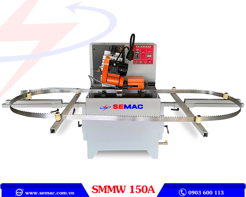 Máy mài lưỡi cưa lọng bán tự động SMMW 150A | SEMAC