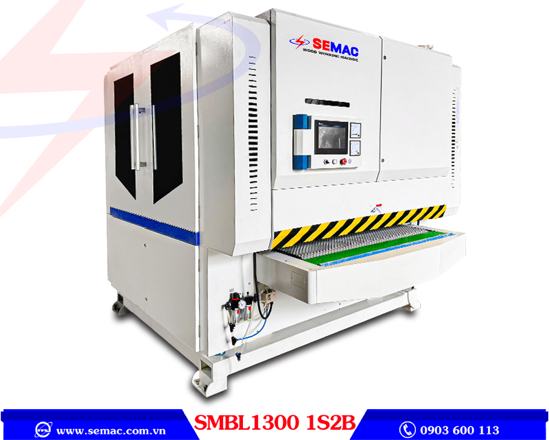 Máy chà nhám chổi tích hợp chà nhám piano SMBL 1300 1S2B | SEMAC