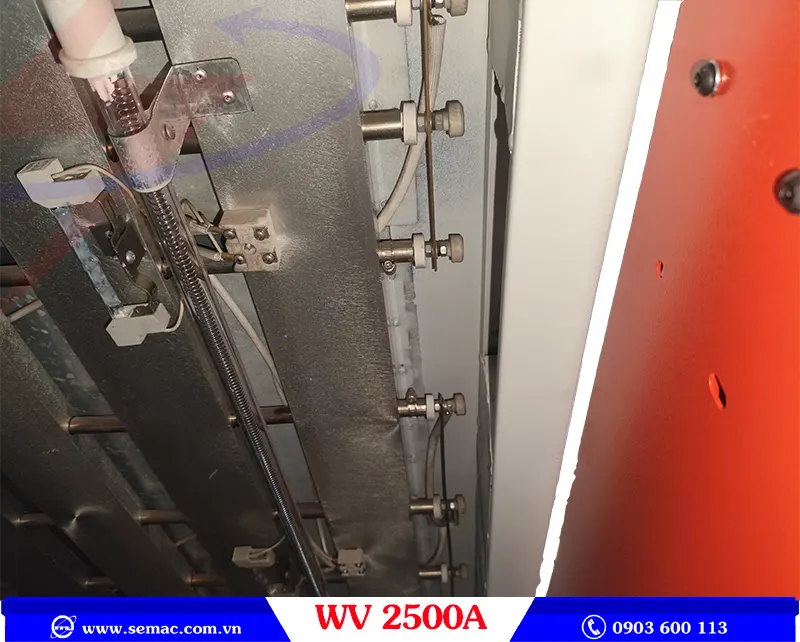MÁY ÉP HÚT CHÂN KHÔNG PVC - WV 2500A 5 Điện trở gia nhiệt máy ép hút chân không PVC WV 2500V | SEMAC