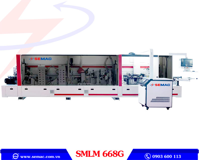 Máy dán cạnh laser tải nặng SMLM 668G | SEMAC
