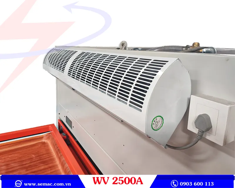 MÁY ÉP HÚT CHÂN KHÔNG PVC - WV 2500A 3 Quạt làm mát máy ép hút chân không PVC WV 2500V | SEMAC
