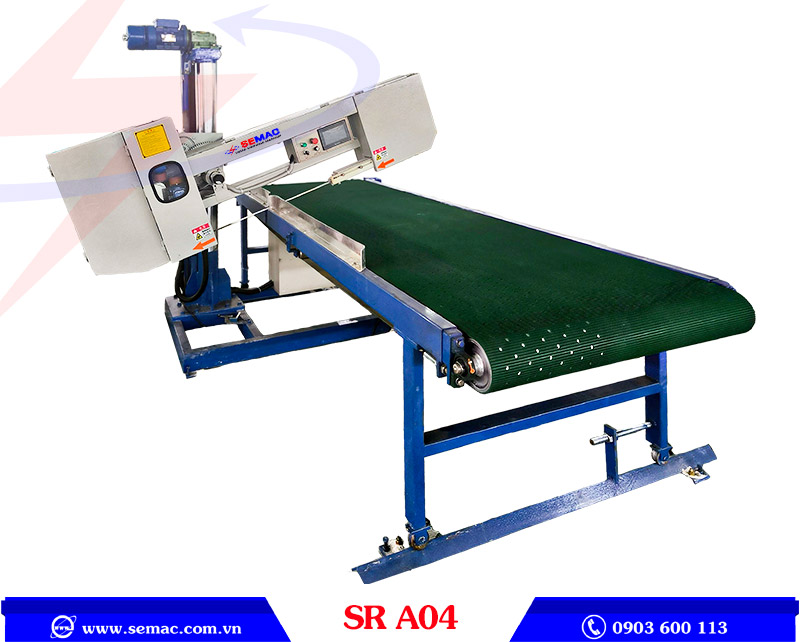 Máy cắt foarm sofa băng tải tự động SR A04 | SEMAC