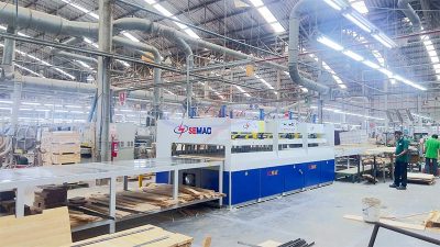 Máy ghép cao tần tại xưởng khách hàng ThaiLand | SEMAC