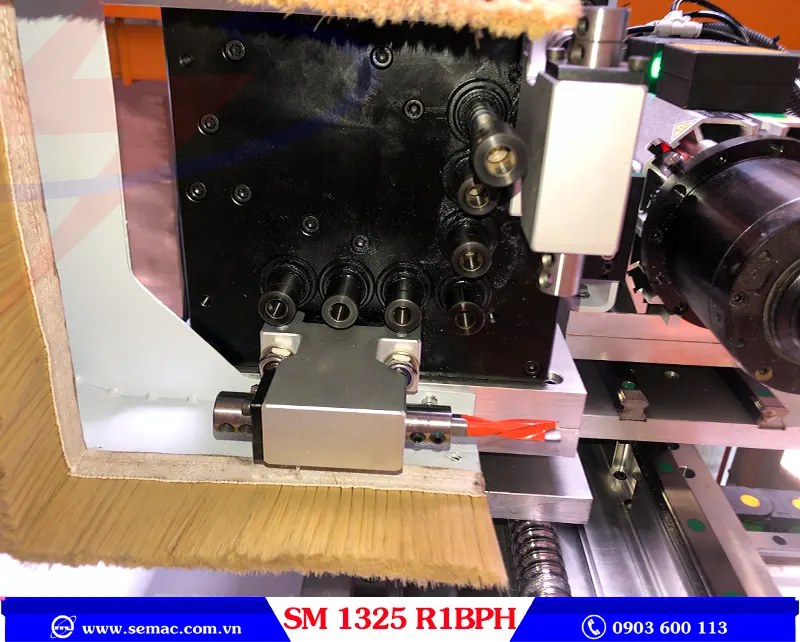 MÁY PHAY CNC ROUTER KHOAN NGANG - SM 1325 R1BPH 3 Cụm khoan máy phay cnc router khoan ngang SM 1325 R1BPH | SEMAC