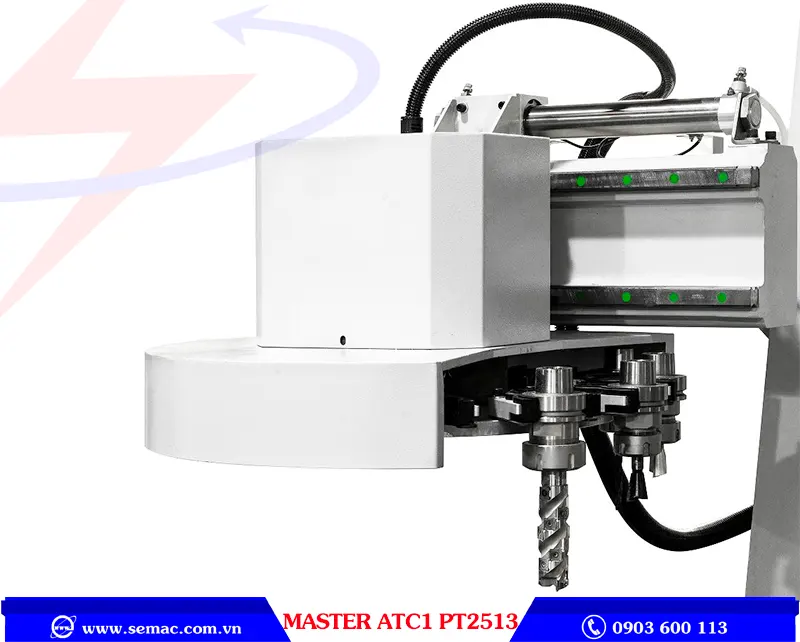 MÁY CNC 5 TRỤC 3D THAY DAO TỰ ĐỘNG - MASTER ATC1 PT2513 4 Đĩa thay dao tròn máy CNC 5 trục 3D thay dao tự động MASTER ATC1 PT2513 | SEMAC