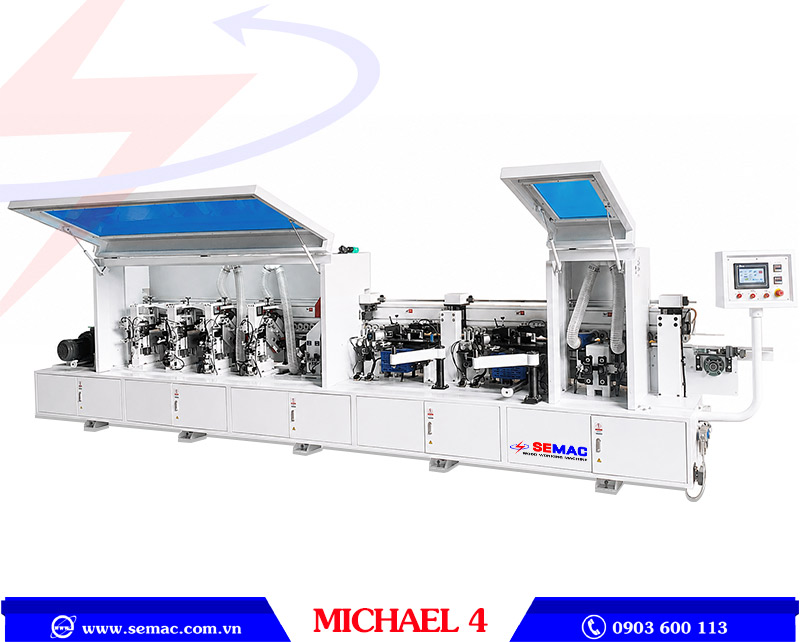 Máy cắt xén dán cạnh thẳng tự động Michael 4 | SEMAC