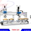 Máy cnc 5 trục 2 đầu 4 bàn phay nội thất 3D