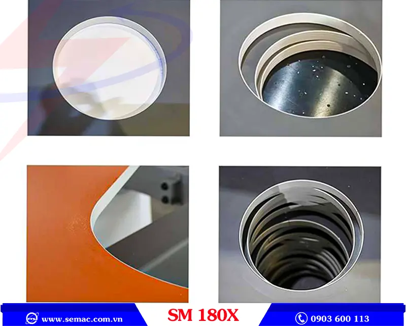 MÁY XÉN CẠNH TRÒN MẶT TRONG - SM 180X 3 Sản phẩm dán cạnh trong máy xén cạnh tròn mặt trong SM 180X | SEMAC