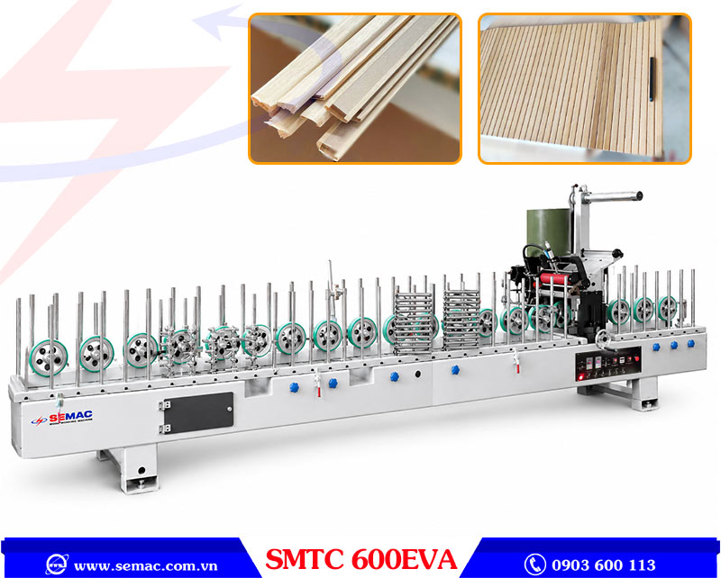Máy dán cạnh biên dạng tự động SMTC 600EVA | SEMAC