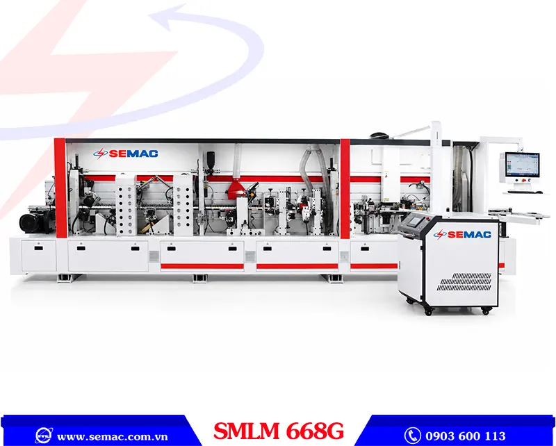 Máy dán cạnh laser tải nặng SMLM 668G | SEMAC