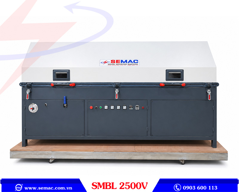 Máy dán veneer 3D hút chân không SMBL 2500V | SEMAC