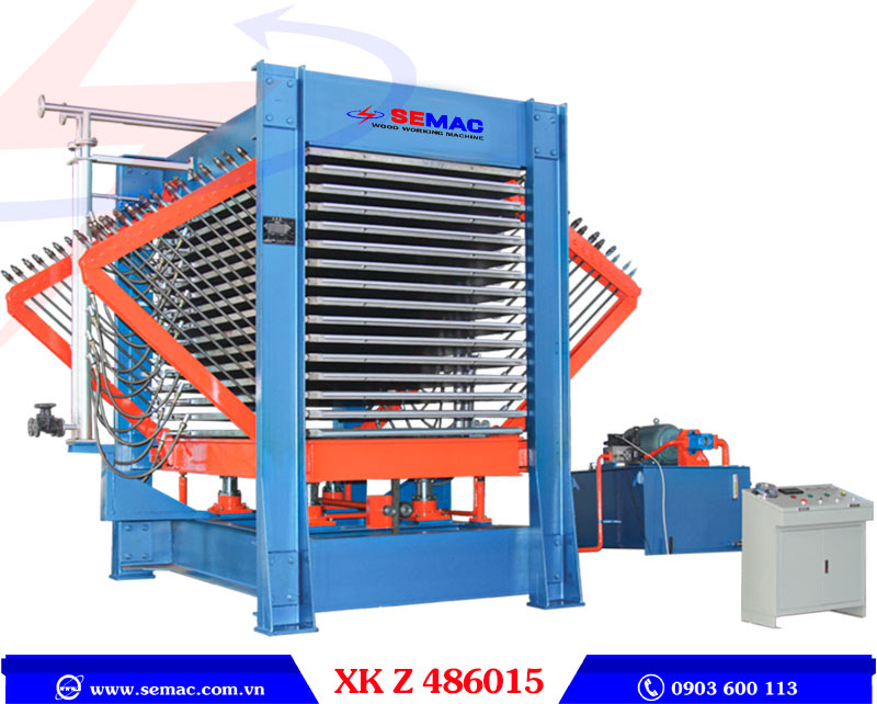 Máy sấy veneer dạng ép - XK Z 486015