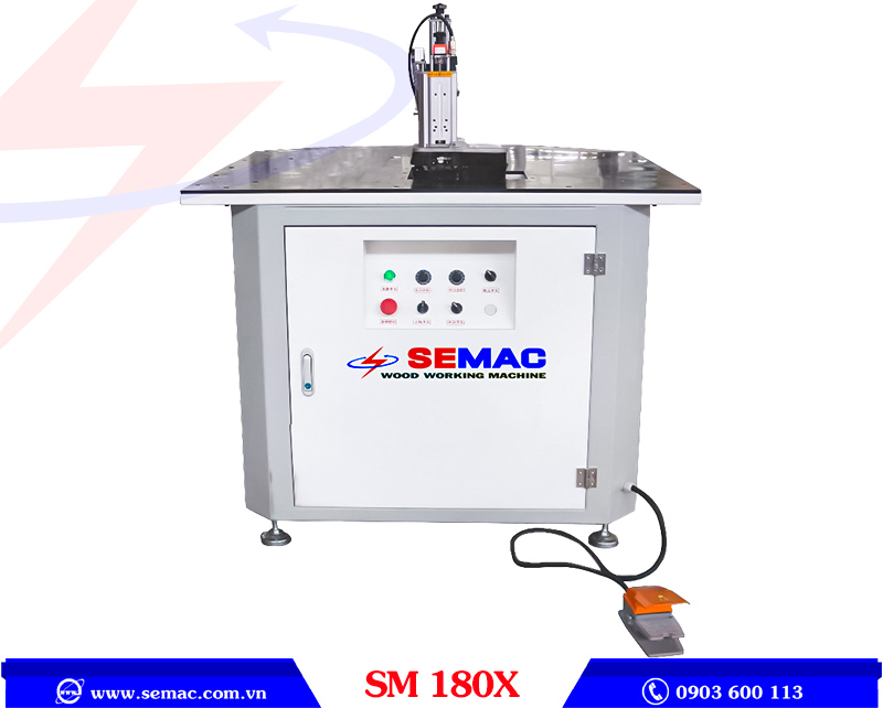 Máy xén cạnh tròn mặt trong SM 180X | SEMAC