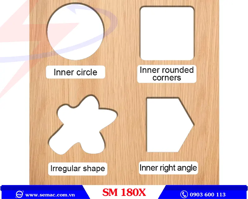 MÁY XÉN CẠNH TRÒN MẶT TRONG - SM 180X 2 Ứng dụng máy xén cạnh tròn mặt trong SM 180X | SEMAC