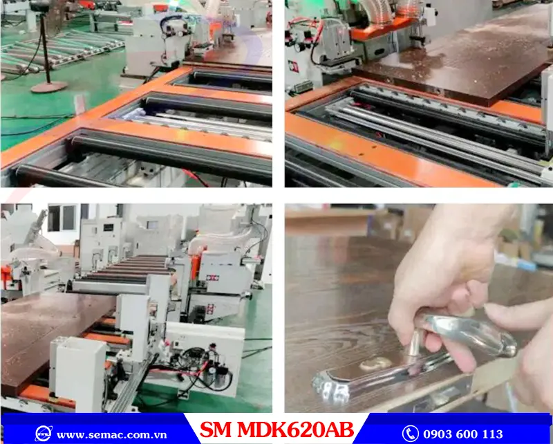 MÁY PHAY KHOAN Ổ KHÓA CỬA - SM MDK620AB 3 Chi tiết máy phay khoan ổ khóa cửa SM MDK620AB | SEMAC