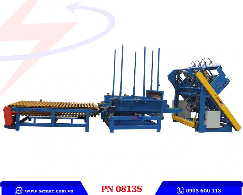 Hệ thống máy bắn đinh pallet bán tự động PN 0813S