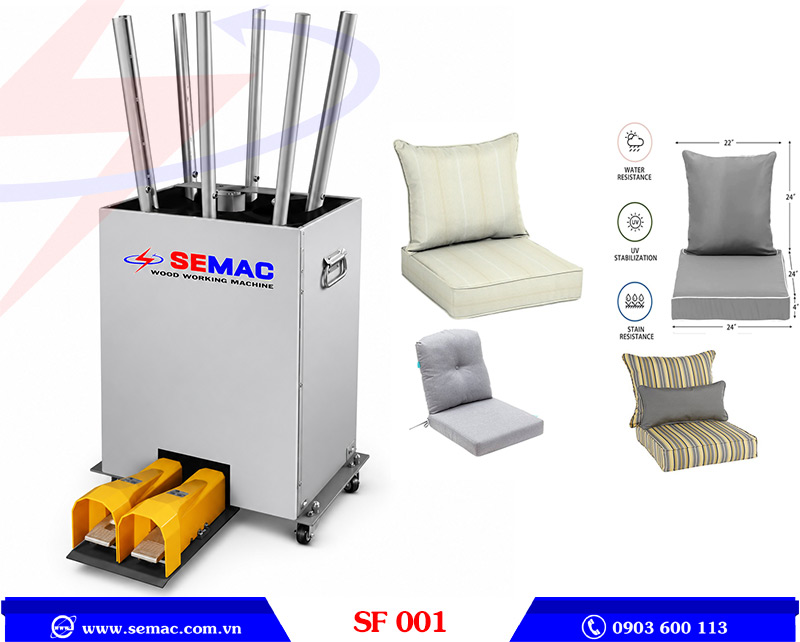 Máy bọc áo đệm sofa đứng SF 001 | SEMAC