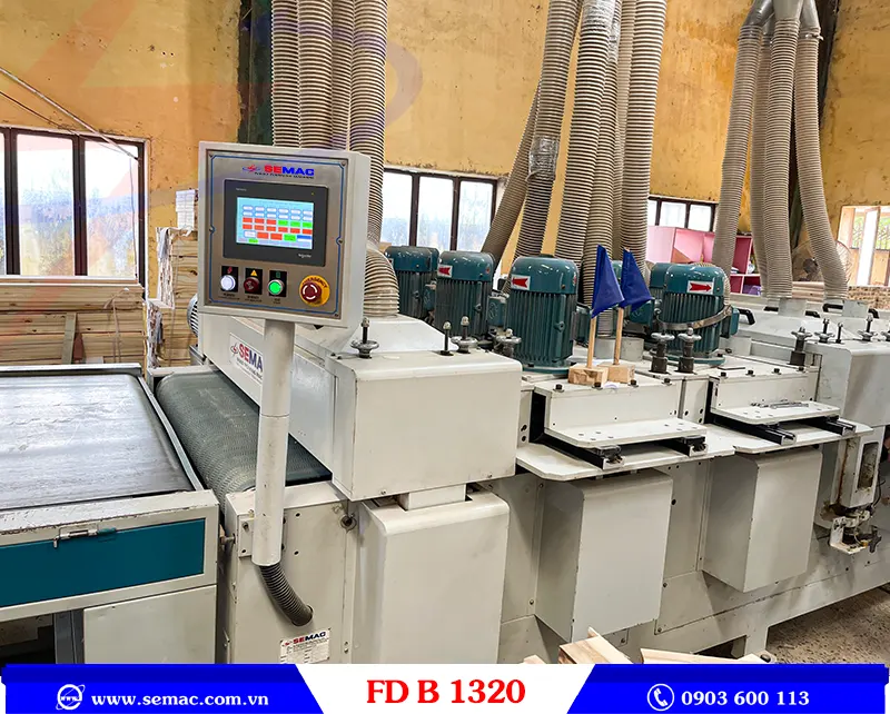 MÁY CÀO CƯỚC BỀ MẶT VÁN - FD B 1320 6 Hình ảnh thực tế tại xưởng khách hàng máy cào cước bề mặt ván FD B 1320 | SEMAC