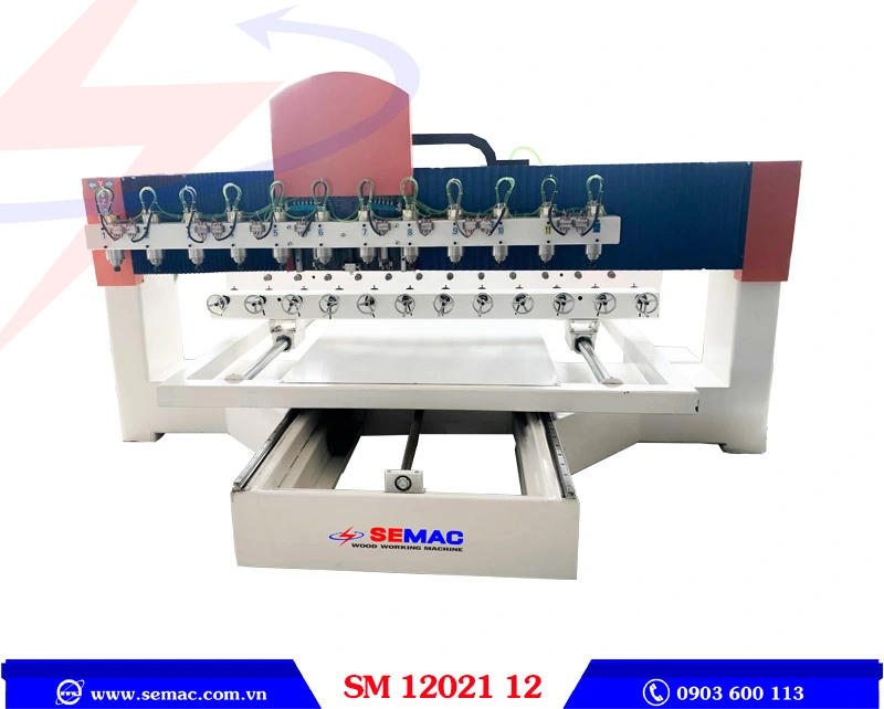 Máy điêu khắc cnc 3d 2 đầu SM 1202112