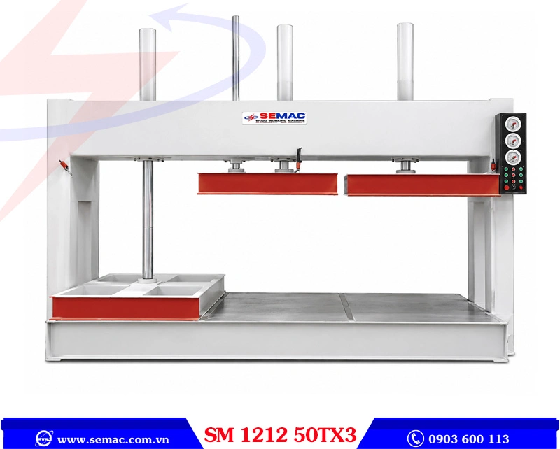 Máy ép nguội 3 tấm 150 tấn SM 1212 50TX3
