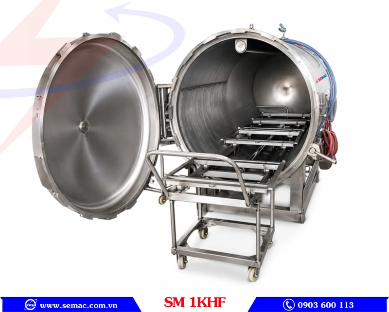 Máy hấp cao áp làm mềm gỗ SM 1KHF
