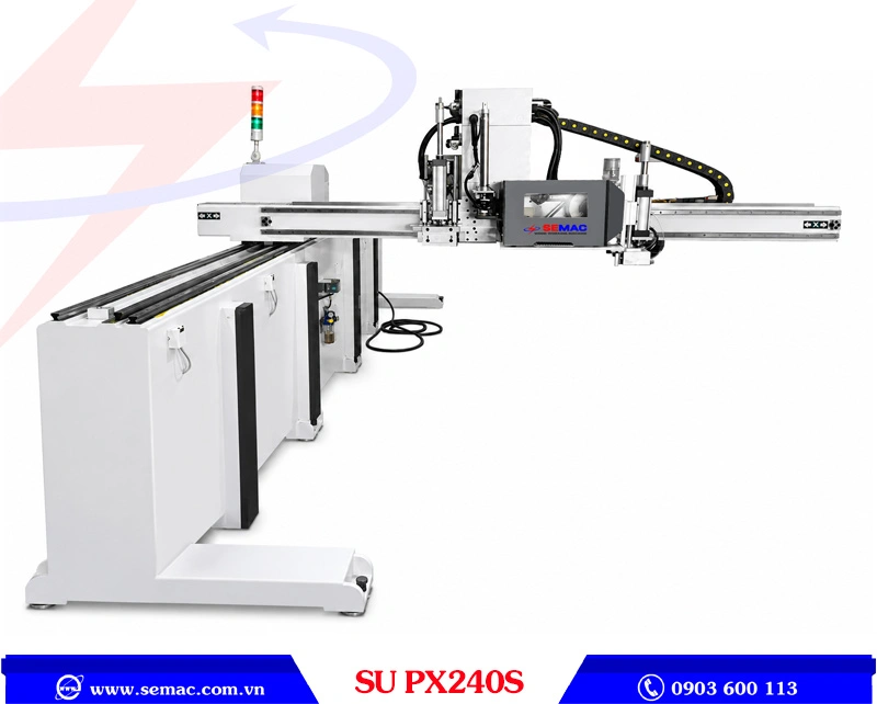 Máy in mã vạch dán nhãn tự động SU PX240S