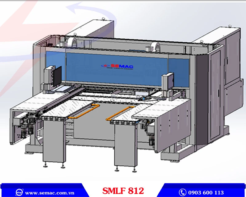 Máy khoan 6 mặt 2 bàn làm việc SMLF 812