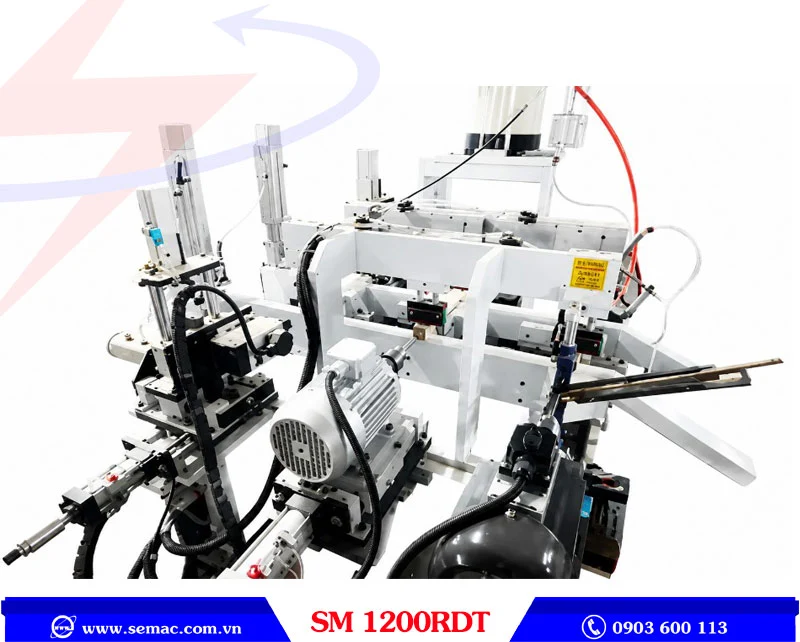 Máy phay khoan cấy ốc 2 đầu tự động SM 1200RDT