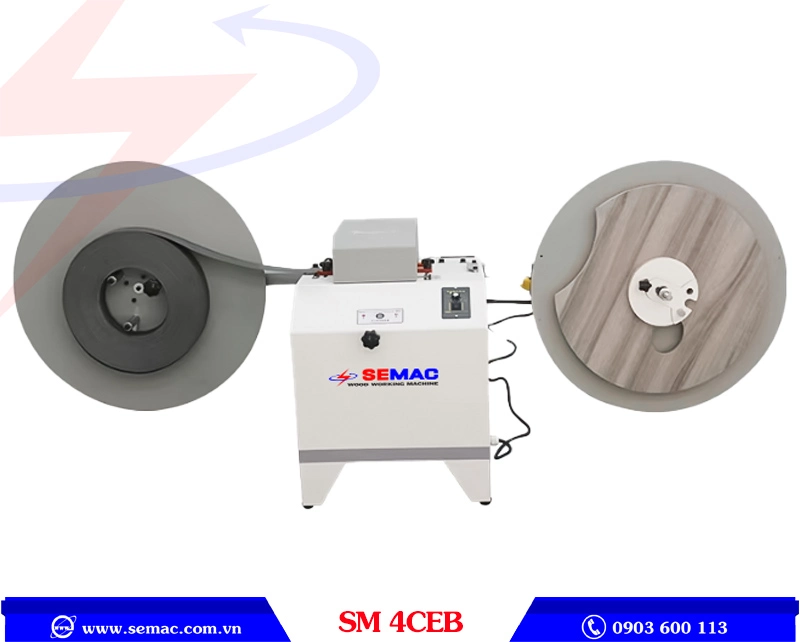 Máy xẻ nẹp chỉ máy dán cạnh SM 4CEB