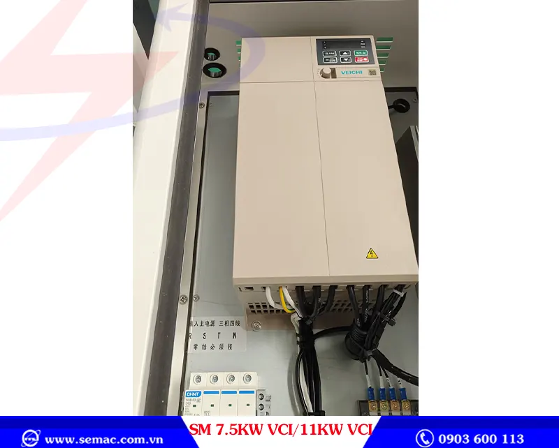 MÁY BƠM HÚT CHÂN KHÔNG BIẾN TẦN – SM 7.5KW VCI/SM 11KW VCI 3 Biến tần máy bơm hút chân không biến tần SM 7.5KW VCI/SM 11KW VCI | SEMAC