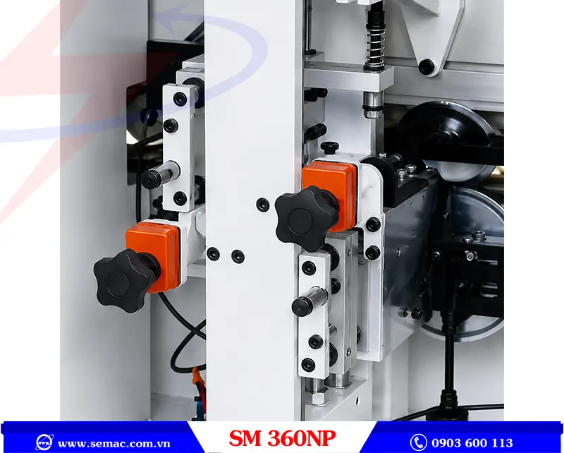 MÁY DÁN CẠNH VÁN HẸP TỰ ĐỘNG - SM 360NP 5 Cạo keo máy dán cạnh ván hẹp tự động SM 360NP | SEMAC