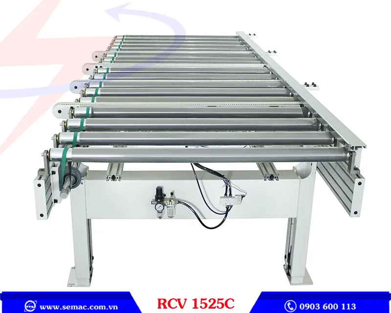 BĂNG TẢI TRUYỀN ĐỘNG RULO ĐỊNH TÂM – RCV 1525C 2 Chi tiết băng tải truyền động rulo định tâm RCV 1525C | SEMAC