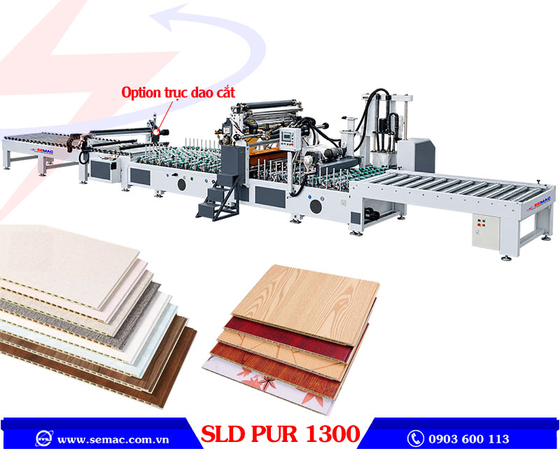 Chuyền phủ mặt phẳng cánh cửa - SLD PUR 1300 | SEMAC