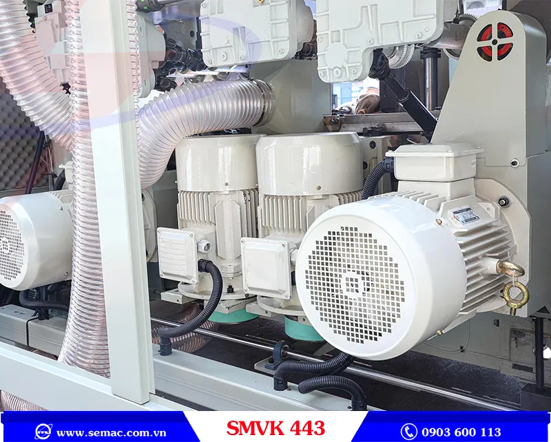 MÁY BÀO 4 TRỤC 4 MẶT 430MM – SMVK 443 4 Động cơ máy bào 4 trục 4 mặt 430mm SMVK 443 | SEMAC