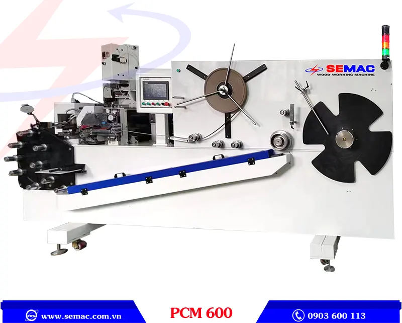 MÁY PHỦ KEO LÊN NẸP DÁN CẠNH LASER – PCM 600 2 Logo máy phủ keo lên nẹp dán cạnh laser PCM 600 | SEMAC