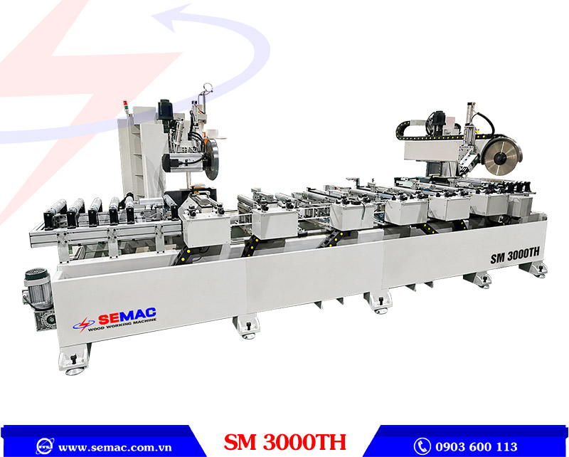 Máy cắt khung bao khoan 2 đầu | SEMAC