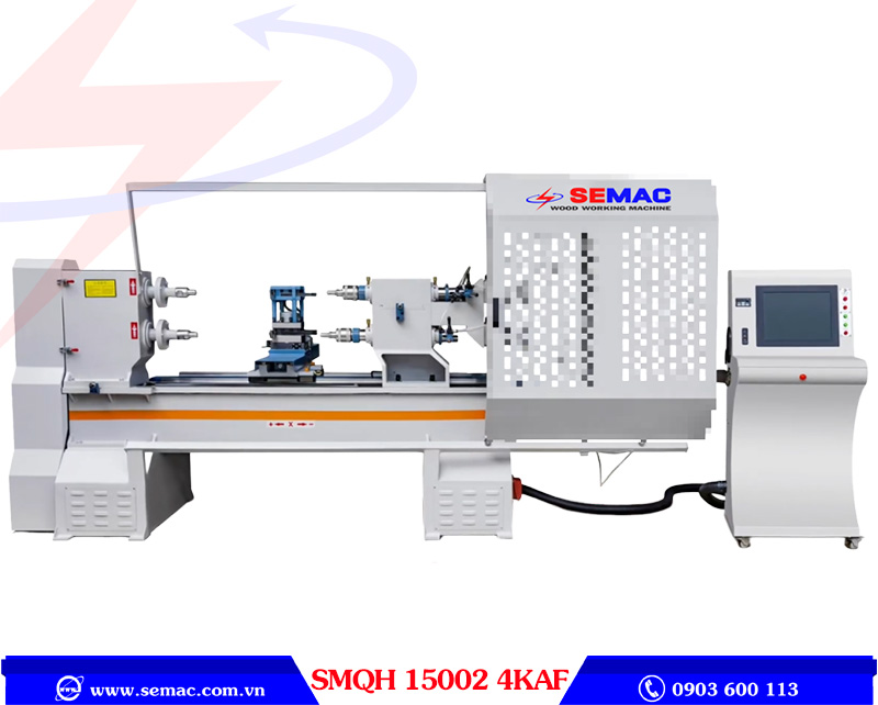 Máy tiện ổ dao xoay cnc 2 trục SMQH 15002 4KAF | SEMAC