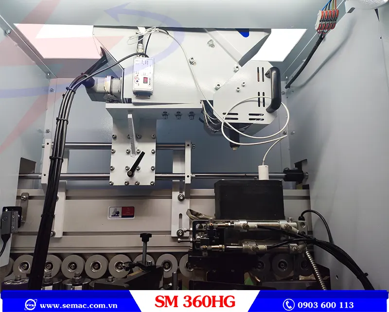 MÁY DÁN CẠNH 6 CHỨC NĂNG NỒI KEO TRÊN - SM 360HG 3 Nồi keo máy dán cạnh 6 chức năng nồi keo trên SM 360HG | SEMAC