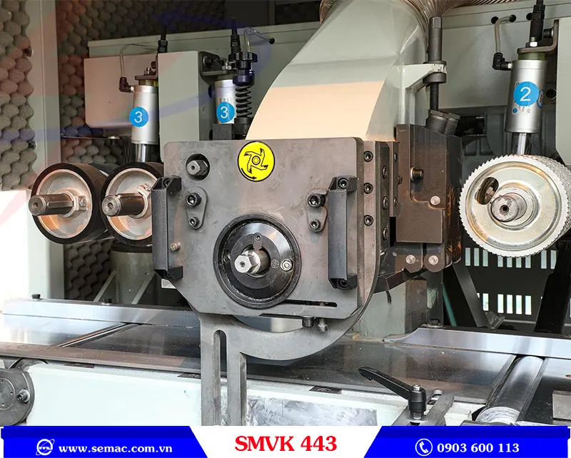 MÁY BÀO 4 TRỤC 4 MẶT 430MM – SMVK 443 6 Trục bào máy bào 4 trục 4 mặt 430mm SMVK 443 | SEMAC