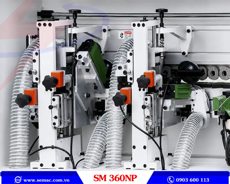 MÁY DÁN CẠNH VÁN HẸP TỰ ĐỘNG - SM 360NP 4 Xén cạnh máy dán cạnh ván hẹp tự động SM 360NP | SEMAC