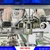 Cụm khoan ổ khóa bản lề máy cắt 4 cạnh phay khoan ổ khoá thay dao tự động SM MNS