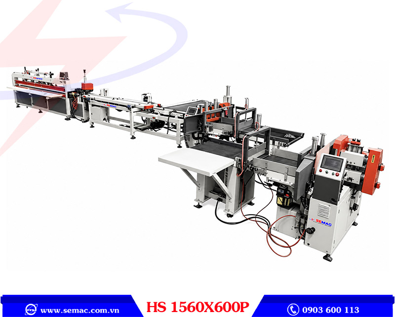 Hệ thống máy ghép dọc finger HS 1560X600P | SEMAC