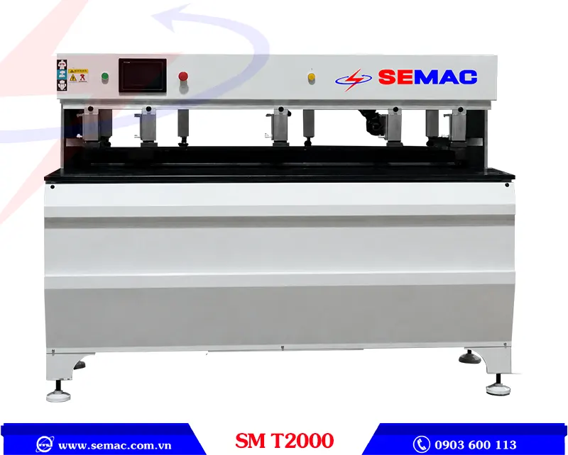 MÁY PHỦ PVC TAY NẮM CỬA – SM T2000 3 Hình ảnh máy phủ PVC tay nắm cửa SM T2000 | SEMAC