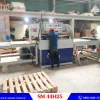 MÁY GHÉP VÁN CAO TẦN KHỔ NHỎ (W1220 x L1220 x T80mm) - SM 44H25 6 Thực tế máy ghép ván cao tần khổ nhỏ SM 44H25 tại xưởng khách hàng | SEMAC