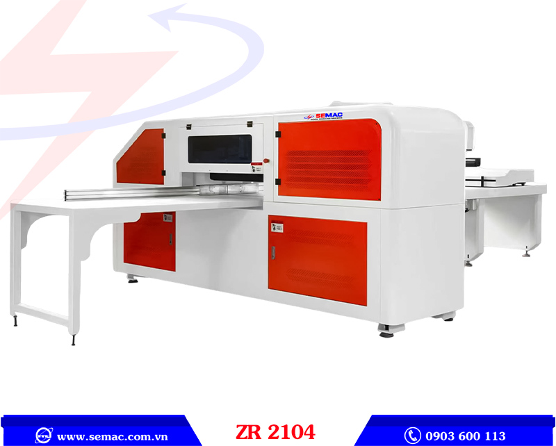 Máy cắt ngang ván tấm đẩy phôi tự động ZR 2104 | SEMAC