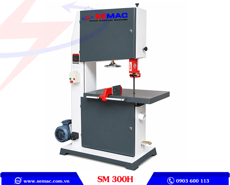 Máy cưa lọng gỗ đứng SM 300H | SEMAC