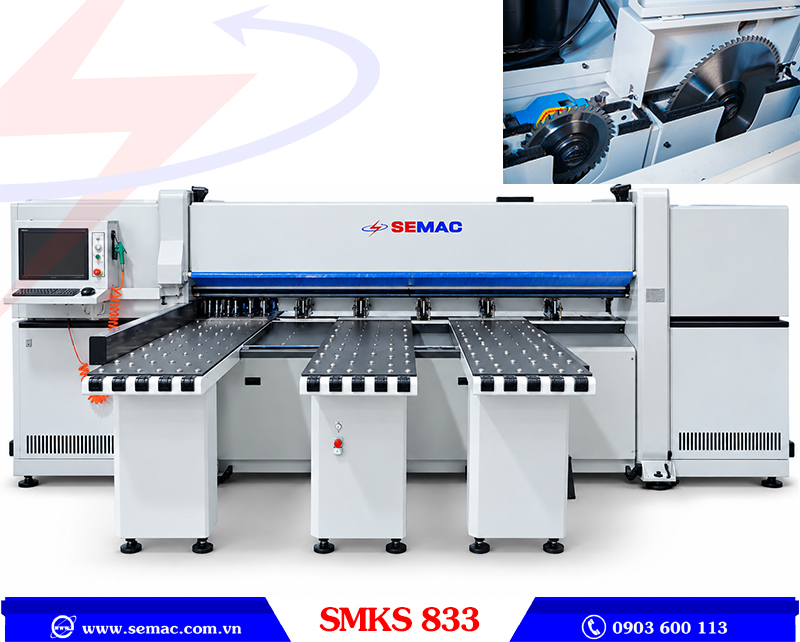 Máy cưa ván cnc tải nặng SMKS 833 | SEMAC