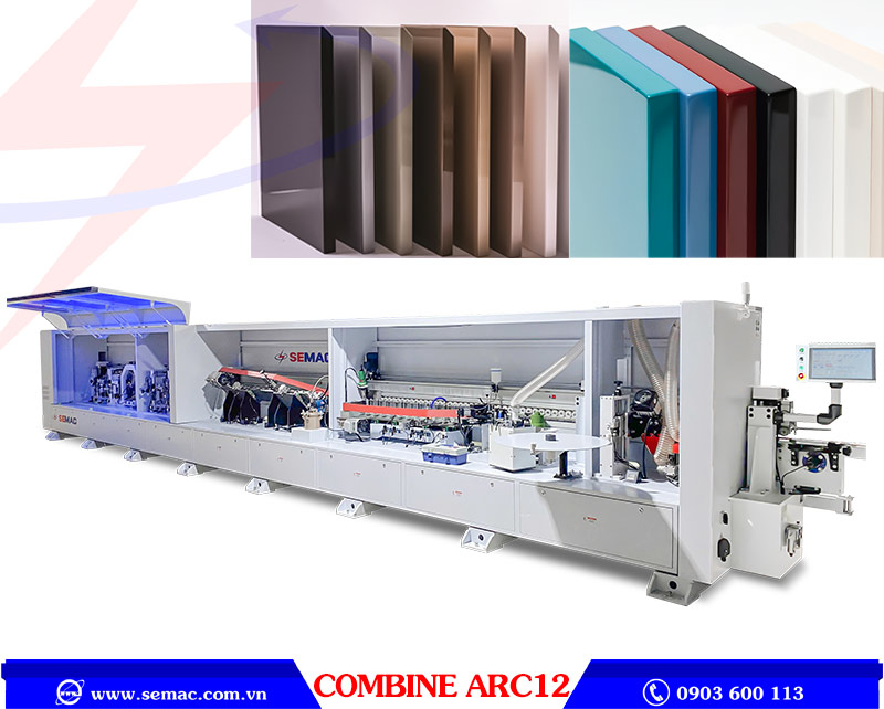 Máy dán cạnh Acrylic COMBINE ARC12 | SEMAC