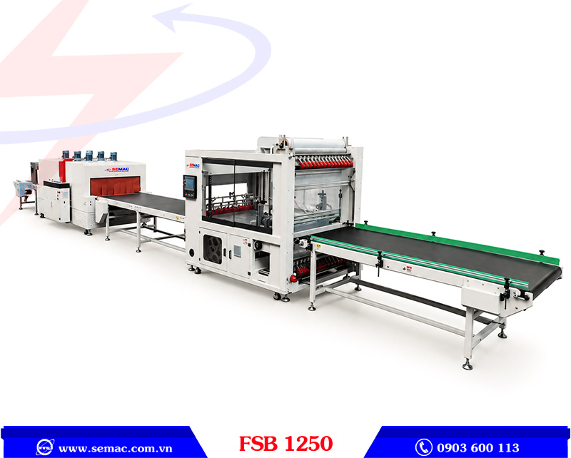 Máy đóng gói màng co nhiệt tự động FSB 1250 | SEMAC